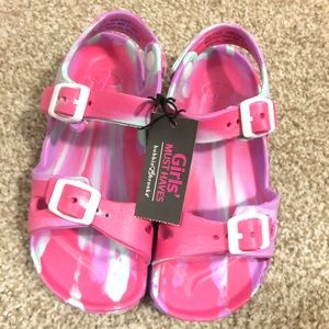 Brook stox back strip foam shoes for girls
